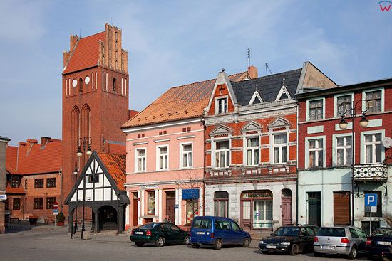 PL, kujawsko-pomorskie. Stare miasto w Golubiu-Dobrzyniu.